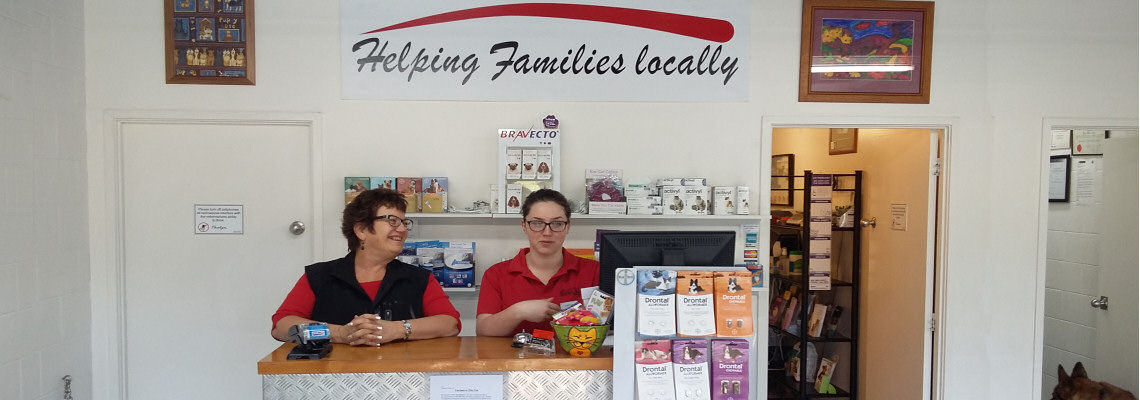 Henderson Valley Vet - front desk